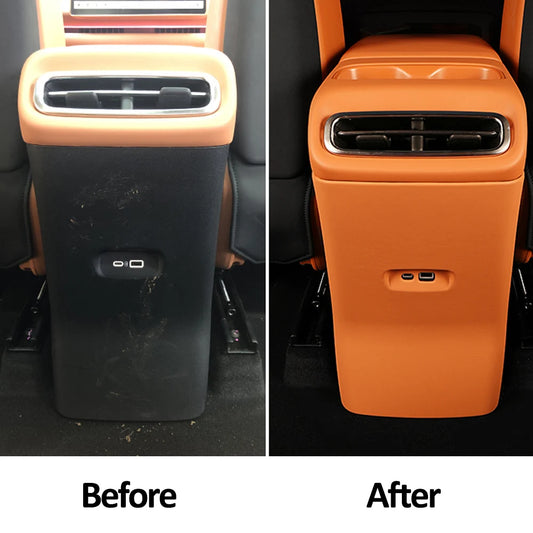 Leapmotor C10 Rear Air Conditioning Leather Anti Kick Cover