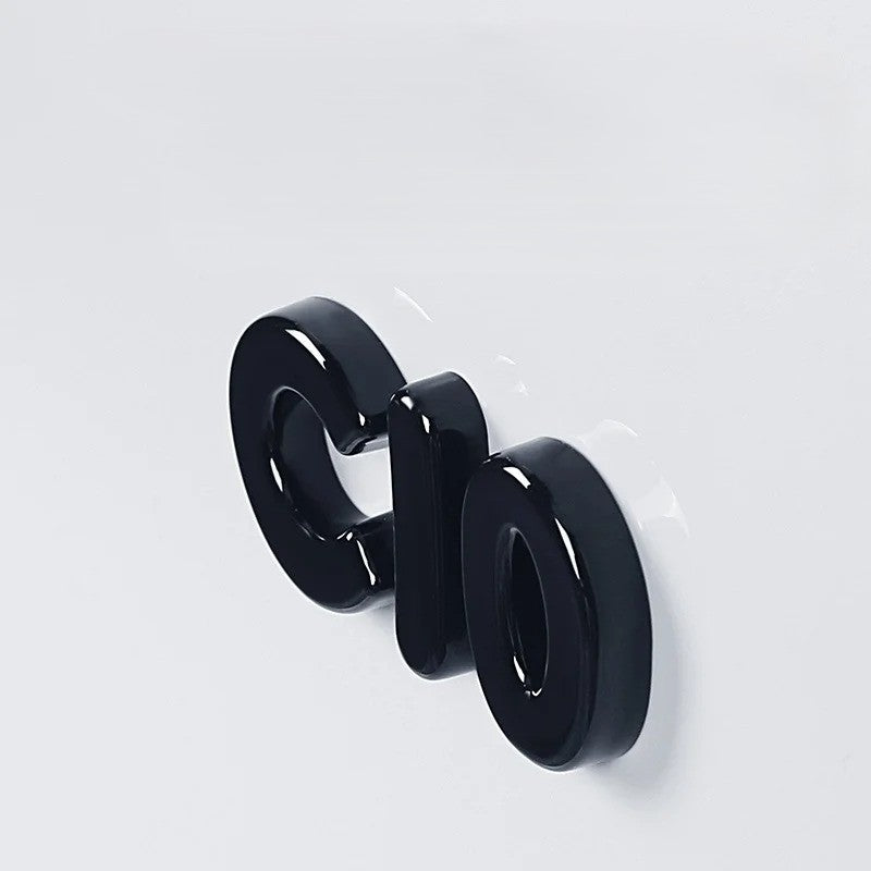 Leapmotor Blackened Car Emblem Letter Sticker