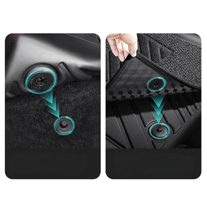 Leapmotor T03 Floor Mats Trunk Pad TPE 3D Foot Mat