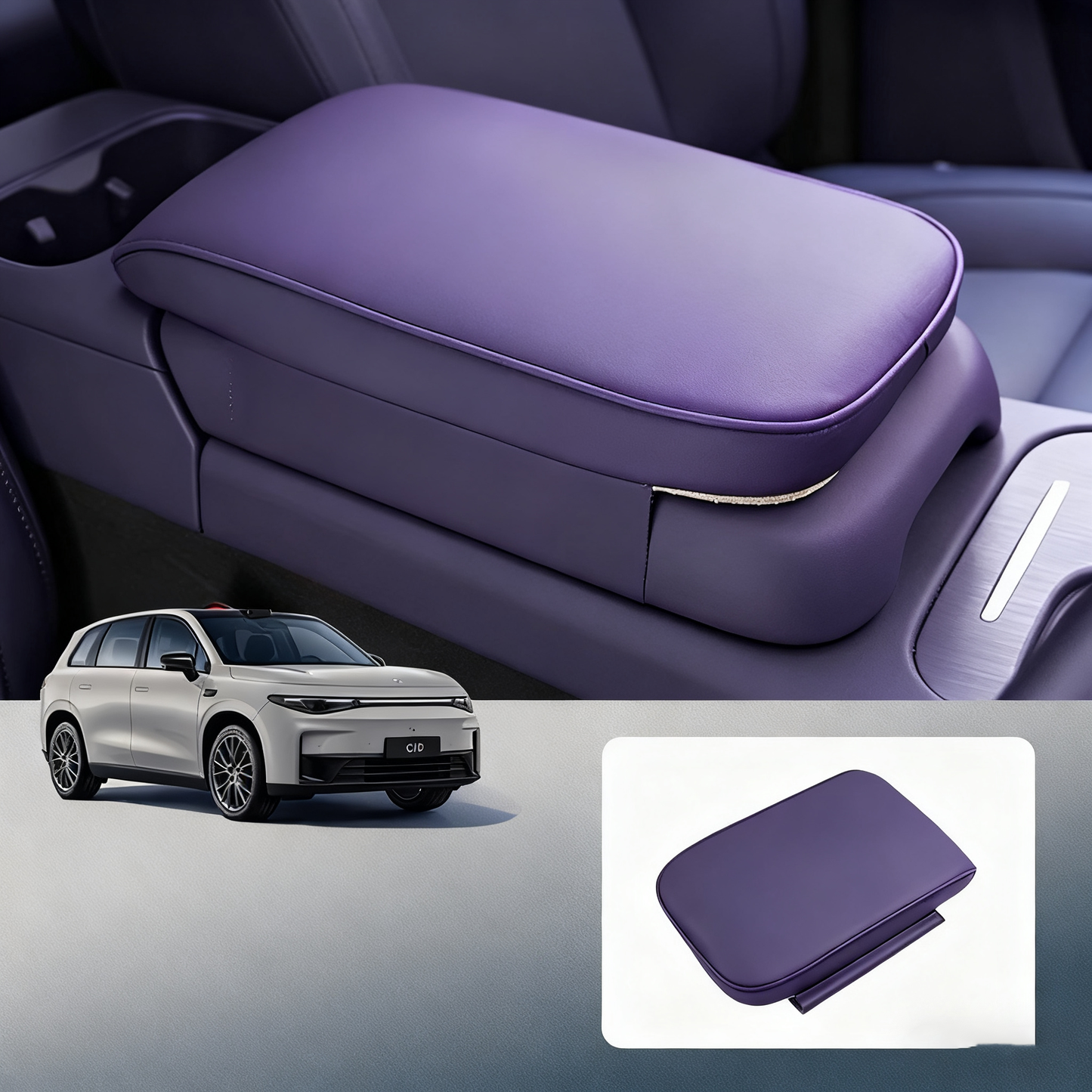 Car Armrest Cover Mat fit for Leapmotor C10