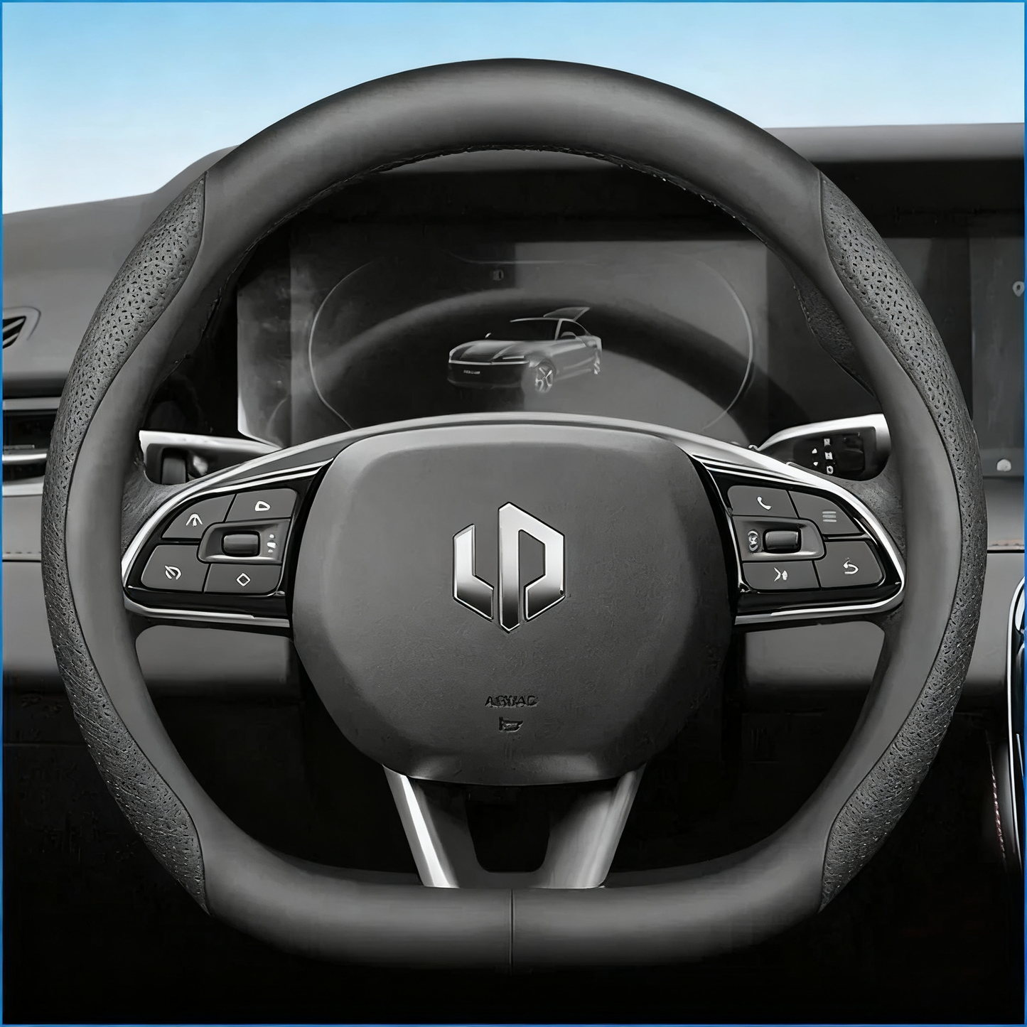 Leather Car Steering Wheel Cover For LEAPMOTOR