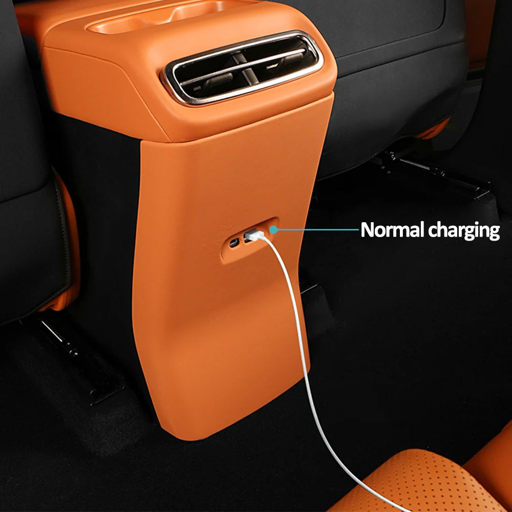 Leapmotor C10 Rear Air Conditioning Leather Anti Kick Cover