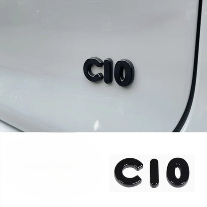 Leapmotor Blackened Car Emblem Letter Sticker