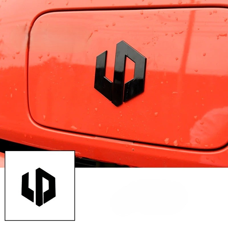 Leapmotor Blackened Car Emblem Letter Sticker
