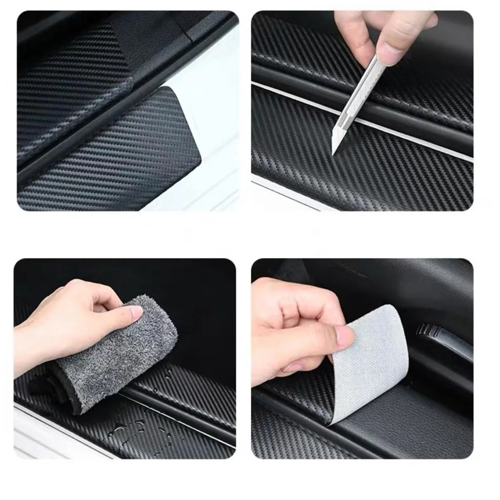 Car Door Sill Guard Plate Threshold Protector for Leapmotor T03 S01 C11 C10 - Leapmotor Accessories