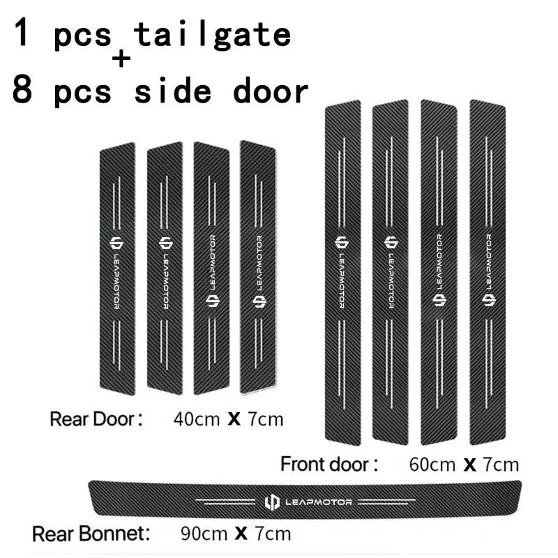 Car Door Sill Guard Plate Threshold Protector for Leapmotor T03 S01 C11 C10 - Leapmotor Accessories