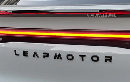 Leapmotor Blackened Car Emblem Letter Sticker