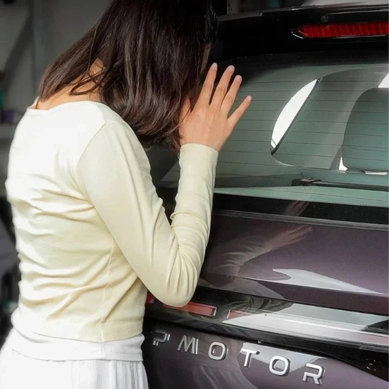 LEAPMOTOR B10 Car Trunk Canvas Cargo Cover Retractable Luggage Rack Protector - Leapmotor Accessories