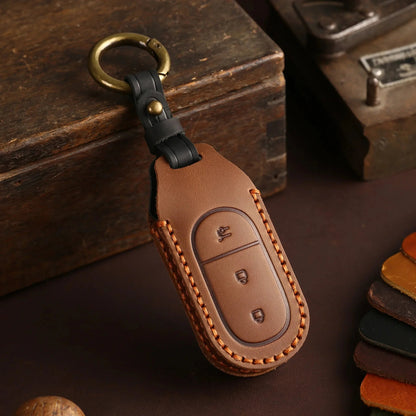Leather Protector Holder Case Car Key Fob Cover Shell for Leapmotor T03 S01 C11 C01 - Leapmotor Accessories