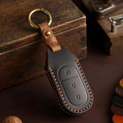 Leather Protector Holder Case Car Key Fob Cover Shell for Leapmotor T03 S01 C11 C01 - Leapmotor Accessories
