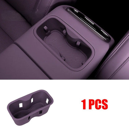 Leapmotor C10 Car Center Console Wireless Charging silicone Pad Cup holder Integrated Mat