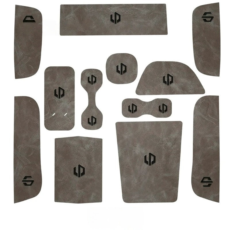 Leapmotor C10 Car Cup Holder Coasters Leather Mat