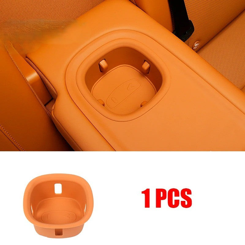 Leapmotor C10 Car Center Console Wireless Charging silicone Pad Cup holder Integrated Mat