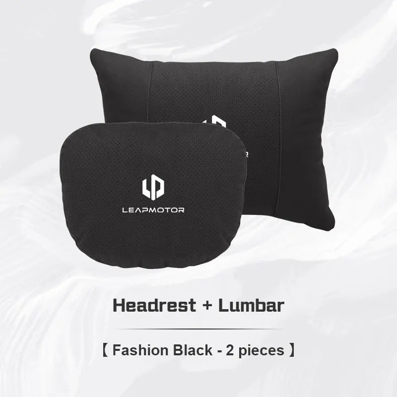Leapmotor Car Seat Headrest Neck Pillow Lumbar Support Cushion