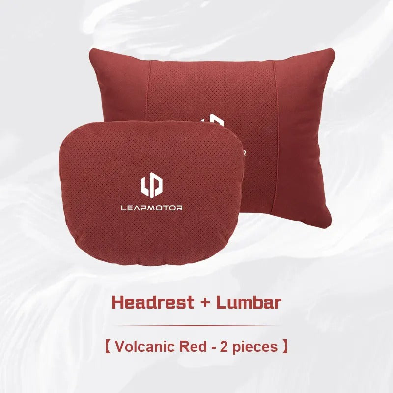 Leapmotor Car Seat Headrest Neck Pillow Lumbar Support Cushion