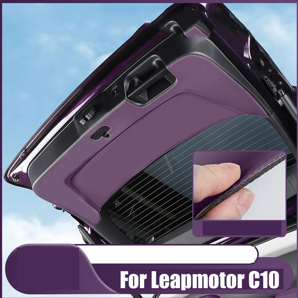Leapmotor C10 Leather Car Rear Trunk Tailgate Protective Pad