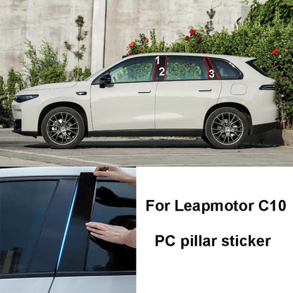 For Leapmotor C10 Central Cillar Bright Strip