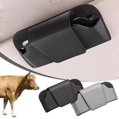 Sun Visor Glasses Holder Sunglasses Storage Case