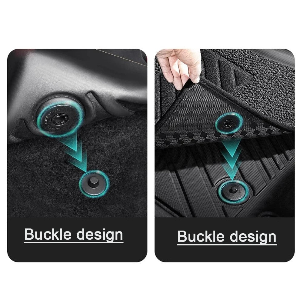 Leapmotor T03 Floor Mats Trunk Pad TPE 3D Foot Mat