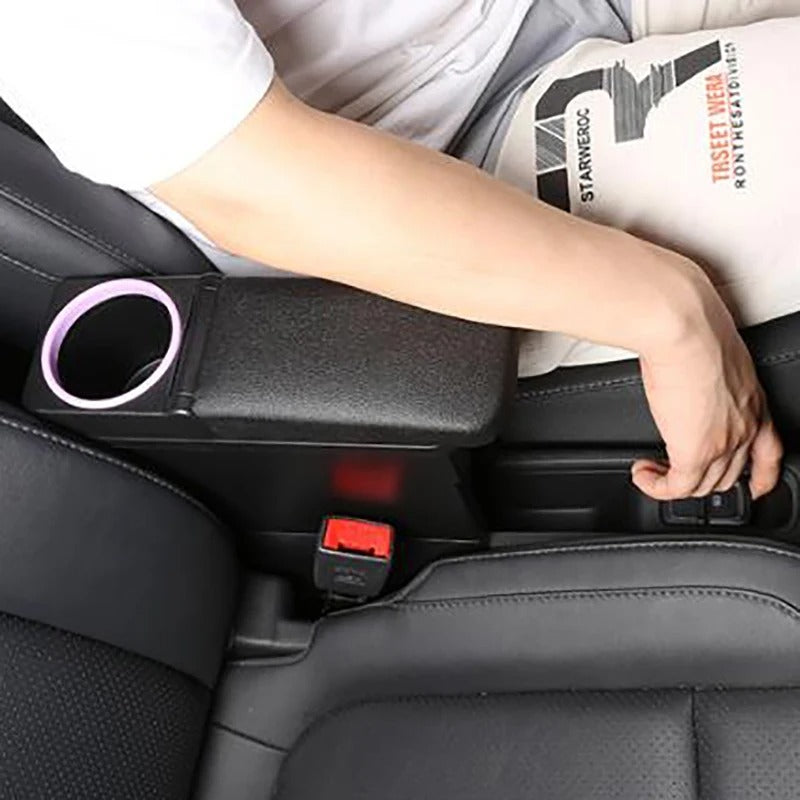 Car Central Storage Armrest Box with Water Cup Holder For Leapmotor T03