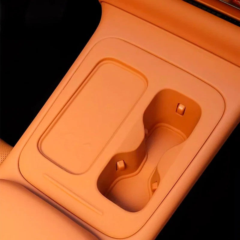 Leapmotor C10 Car Center Console Wireless Charging silicone Pad Cup holder Integrated Mat