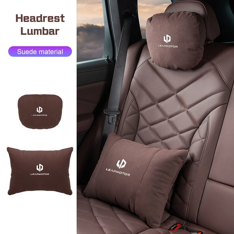 Leapmotor Car Seat Headrest Neck Pillow Lumbar Support Cushion