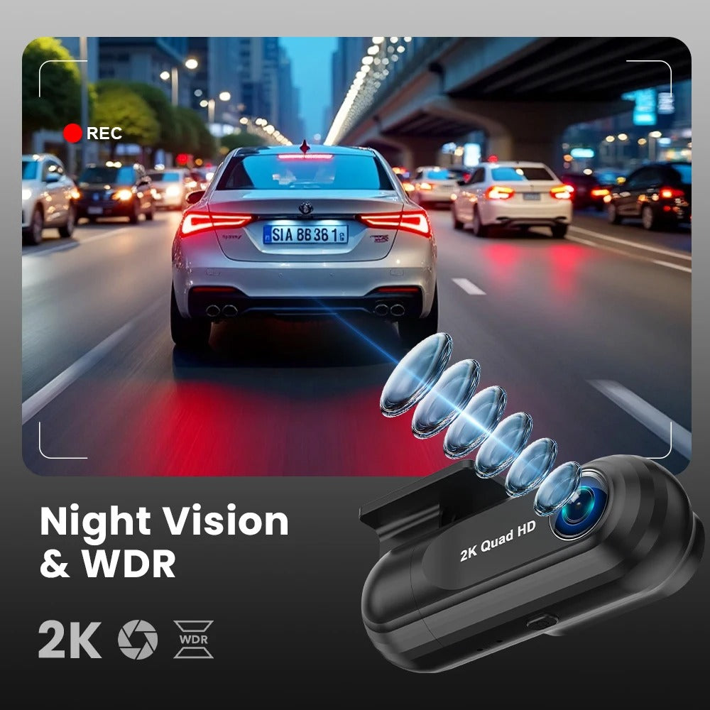 2.5K Front Dash Cam for Car