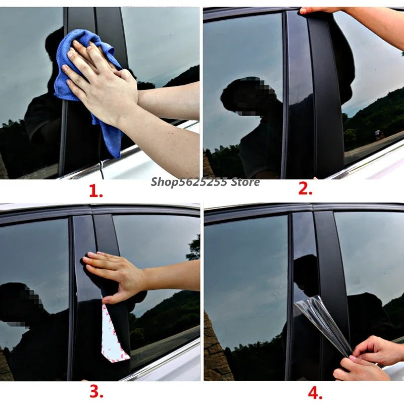 For Leapmotor C10 Central Cillar Bright Strip