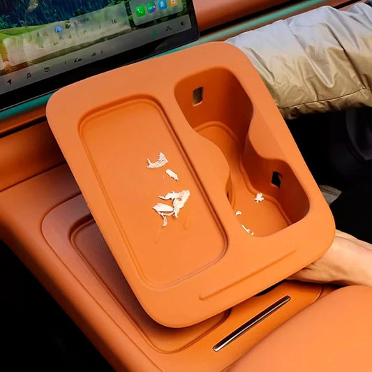 Leapmotor C10 Car Center Console Wireless Charging silicone Pad Cup holder Integrated Mat