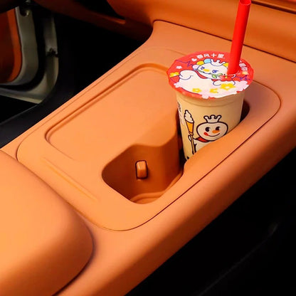 Leapmotor C10 Car Center Console Wireless Charging silicone Pad Cup holder Integrated Mat