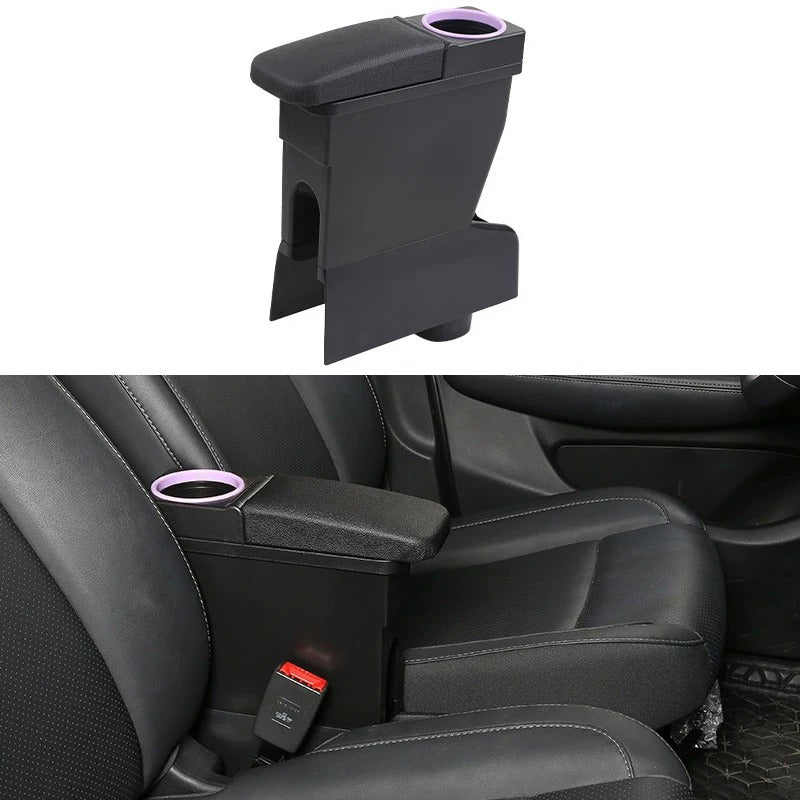 Car Central Storage Armrest Box with Water Cup Holder For Leapmotor T03