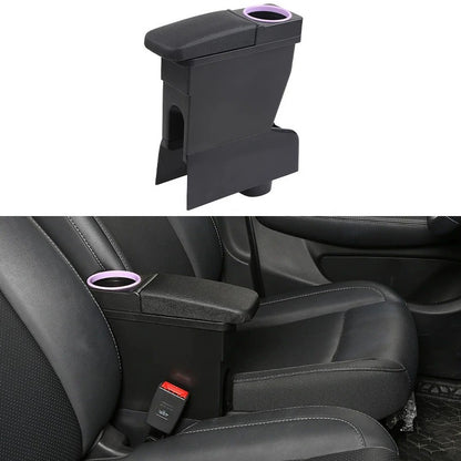 Car Central Storage Armrest Box with Water Cup Holder For Leapmotor T03
