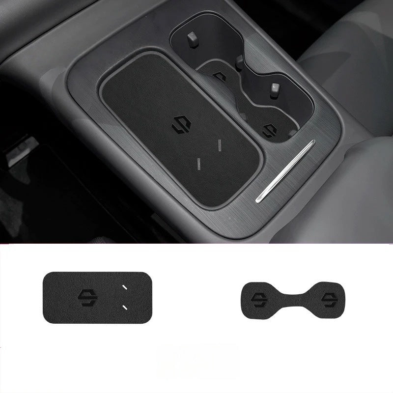 Leapmotor C10 Car Cup Holder Coasters Leather Mat