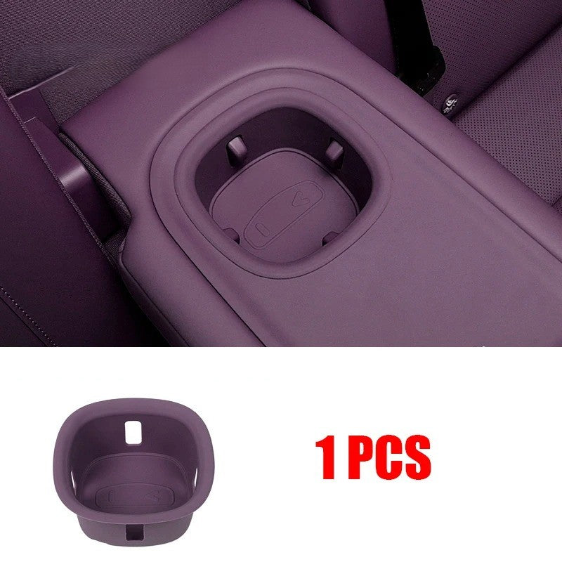 Leapmotor C10 Car Center Console Wireless Charging silicone Pad Cup holder Integrated Mat